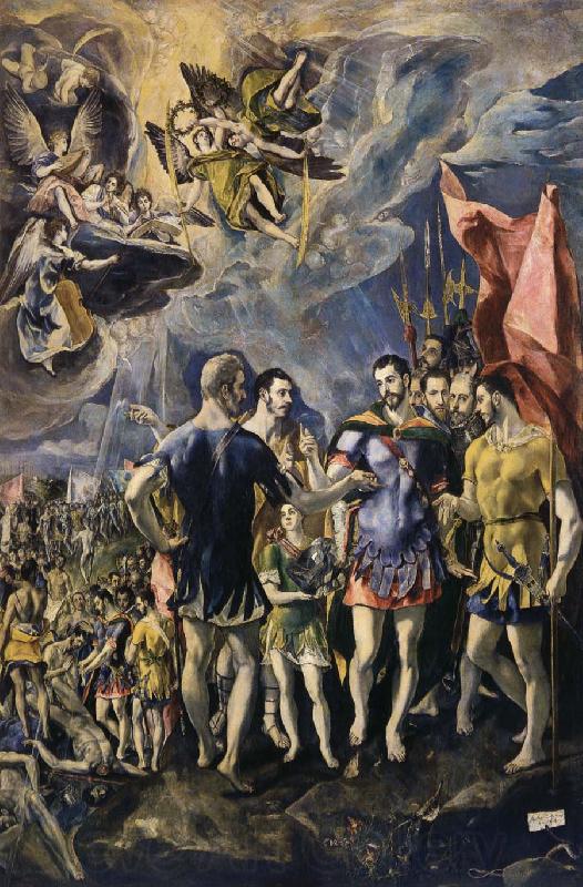 El Greco The Martyrdom of St Maurice Spain oil painting art